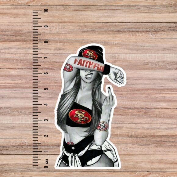 San Francisco 49ers Sticker Bundle – Set of 7 – 8” Vinyl Decals – SF 49ers Fan - Picture 3 of 3